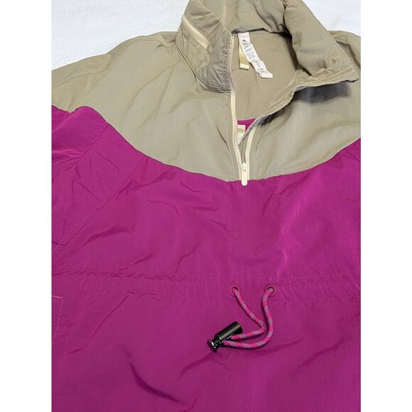 LULULEMON‎ EVERGREEN ANORAK Women's Jacket Sz 6 Prosecco/Ripened Raspberry - Picture 4 of 15